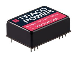 TRACO POWER TVN 5-2410WI Isolated Through Hole DC/DC Converter, ITE, DIP, 4:1, 5 W, 1 Output, 3.3 V