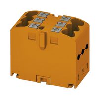PHOENIX CONTACT 3273282 Panel Mount Barrier Terminal Block, 24 A, 500 V, 6 Pole, 3, Push In, 12 AWG