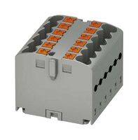 PHOENIX CONTACT 3273286 Panel Mount Barrier Terminal Block, 24 A, 500 V, 12 Pole, 6, Push In, 12 AWG