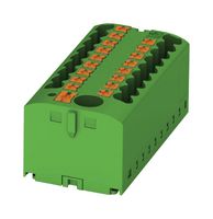 PHOENIX CONTACT 3273338 Panel Mount Barrier Terminal Block, 24 A, 500 V, 7 Pole, 3, Push In, 12 AWG