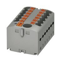 PHOENIX CONTACT 3273352 Panel Mount Barrier Terminal Block, 24 A, 500 V, 13 Pole, 6, Push In, 12 AWG
