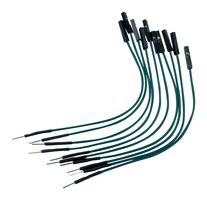 TWIN INDUSTRIES TW-MFP-10 Jumper Wire, 24 AWG, 100mm, Pack of 10