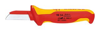 KNIPEX 98 54 Cable Knife, Scalpel, Steel, 50 mm Blade, 190 mm Overall