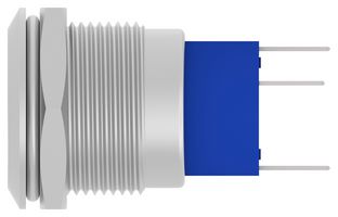 TE CONNECTIVITY - ALCOSWITCH AV1911RB12Q04 Vandal Resistant Switch, AV19 Series, 19 mm, SPST, Off-On, Flush, Natural