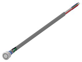 TE CONNECTIVITY - ALCOSWITCH AV2220EG12T5Q04 Vandal Resistant Switch, AV22 Series, 22 mm, DPST-NO, Off-(On), Flush, Natural