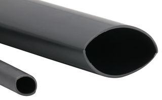 MULTICOMP PRO PP001874 Adhesive Lined Heat Shrink Tubing, 3:1, 2 ", 51 mm, Black, 4 ft, 1.22 m