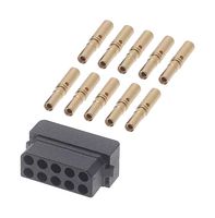 HARWIN B5740-210-F-C-2 Rectangular Connector, Datamate L-Tek B5740, 10 Contacts, Receptacle, 2 mm, Crimp, 2 Row