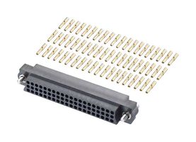 HARWIN M83-LFC1F2N60-0000-000 Rectangular Connector, Datamate J-Tek M83-LF, 60 Contacts, Receptacle, 2 mm, Crimp, 3 Row