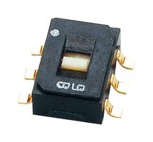 NIDEC COMPONENTS CAS-220TB Slide Switch, DPDT, On-On, Surface Mount, CAS Series, 100 mA