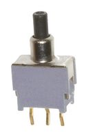 NIDEC COMPONENTS APE1F-2M-10-Z Pushbutton Switch, Subminiature, APE Series, SPDT, On-(On), Plunger, Black
