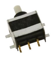 NIDEC COMPONENTS CFPA-1FB4-A2T Pushbutton Switch, CFPA Series, SPDT, On-(On), Plunger, White