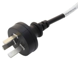 MULTICOMP PRO GW-151687 Mains Power Cord, Mains Plug, China to IEC 60320 C13, 3 m, 10 A, 250 VAC, Black