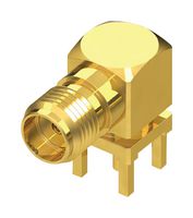 SAMTEC SMA-J-P-H-RA-TH1 RF / Coaxial Connector, SMA Coaxial, Right Angle Jack, Through Hole Right Angle, 50 ohm
