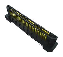 SAMTEC QRM8-052-05.0-L-D-A-K-TR Mezzanine Connector, Header, 0.8 mm, 2 Rows, 104 Contacts, Surface Mount, Phosphor Bronze