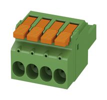 PHOENIX CONTACT 1716922 Pluggable Terminal Block, Lever-Actuation, 7.62 mm, 3 Ways, 18 AWG, 10 AWG, 6 mm², Push In
