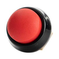 ITW SWITCHES 59-900089 Industrial Pushbutton Switch, Miniature, 59 Series, 13.6 mm, SPST-NO, Momentary, Round, Red