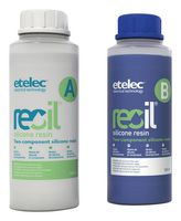 WISKA RE0400 Resin, Silicone, 2 Component, Blue, Bottle, 4L