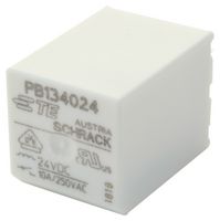 TE CONNECTIVITY - SCHRACK PB134024 Power Relay, SPST-NO, 24 VDC, 10 A, PB Series, Through Hole, Non Latching