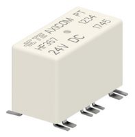 TE CONNECTIVITY - AXICOM HF357 Signal Relay, 24 VDC, SPDT, 2 A, HF3 Series, Surface Mount, Non Latching