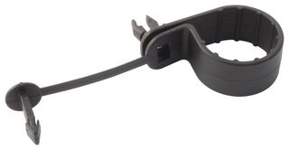 PANDUIT PC100-H25D-C0 Fastener, Push Mount Cable Clamp, 25.4 mm, Nylon 6.6 (Polyamide 6.6), Black, 15.7 mm