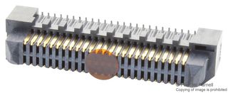 HIROSE / HRS ER8-50P-0.8SV-5H Mezzanine Connector, Header, 0.8 mm, 2 Rows, 50 Contacts, Surface Mount, Copper Alloy