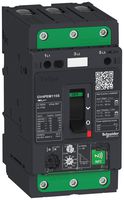 SCHNEIDER ELECTRIC GV4PEM02N Thermal Magnetic Circuit Breaker, TeSys, 2 A, 3 Pole, 690 V, DIN Rail, Panel