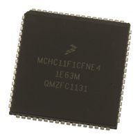 NXP MCHC11F1CFNE4R 8 Bit MCU, HC11 Family 68HC11F1 Series Microcontrollers, HC11, 4 MHz, 68 Pins, PLCC