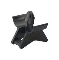 PANDUIT TMEHP10-C0 Cable Tie Mount, Push Barb, 11 mm, Black, Nylon 6.6 (Polyamide 6.6), 44.6 mm, 40 mm