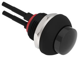 TE CONNECTIVITY - ALCOSWITCH PB7B2HS2M1CAL00Y500 Industrial Pushbutton Switch, Subminiature, PB7 Series, 13.6 mm, SPST-NC, On-(Off), Round Raised
