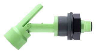 SENSATA / CYNERGY3 LLF77HVP Float Switch, LLF70 Series, Horizontal, External Fitting, PVDF, 100 VA, M12 Connector