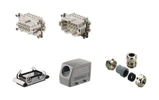 WEIDMULLER HDC-KIT-HE 10.110 M Connector Kit, 10Pos, Screw, HDC