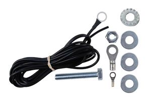 DESCO 14240 ESD Grounding System, Laminate, Black, 10ft, Ring Terminals, 1Mohm