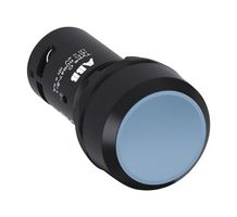 ABB 1SFA619100R1014 Industrial Pushbutton Switch, CP1 Series, 22.3 mm, SPST-NO, Momentary, Flush, Blue