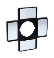 ABB 1SFA616920R8120 Legend Plate, Black, Plastic, 22 mm Pilot Lights