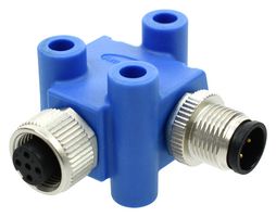 AMPHENOL LTW HMC-000505-0FM-ES001 Connector Accessory, Elbow Adapter, Amphenol LTW NMEA 2000 Series Industrial Circular Connectors