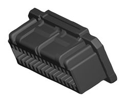 MOLEX 505432-3001 Connector Housing, Black, Micro-Lock Plus 505432 Series, Receptacle, 30 Ways, 1.25 mm