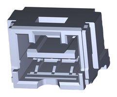 MOLEX 502494-0370 PCB Receptacle, R/A, Wire-to-Board, 2 mm, 1 Rows, 3 Contacts, Female Receptacle, Surface Mount