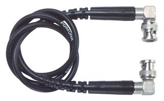 POMONA 4276-C-24 RF / Coaxial Cable Assembly, 2 ft, 610 mm, RG58C/U, BNC Right Angled Plug, BNC Right Angled Plug