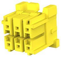 TE CONNECTIVITY 4-1971905-3 Connector Housing, Housing, GRACE INERTIA 3.3, Socket, 6 Ways, 3.3 mm