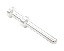MOLEX 93601-0187 Heavy Duty Connector Contact, 93601 Series, Pin, 16 AWG, Crimp, 16 A, Copper Alloy