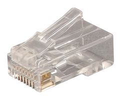 TUK PXSPDY6#100 Modular Connector, RJ45 Plug, 1 x 1 (Port), 8P8C, Cat6, Cable Mount