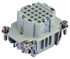 TE CONNECTIVITY T2030242201-000 Heavy Duty Connector, HDD, Insert, 24+PE Contacts, 6B, Receptacle