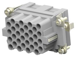 TE CONNECTIVITY T2050323201-007 Heavy Duty Connector, HEEE, Insert, 32+PE Contacts, Receptacle