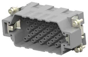 TE CONNECTIVITY T2050402101-007 Heavy Duty Connector, HEEE, Insert, 40+PE Contacts, Plug, Crimp Pin - Contacts Not Supplied