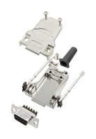 AMPHENOL COMMUNICATIONS SOLUTIONS L17DTZF25-LJS-RG+L77DB25SST D Sub Connector, With Backshell, DB25, Standard, Receptacle, DTZF-LJS, 25 Contacts, DB, Screw