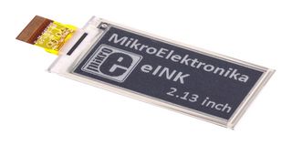 MIKROELEKTRONIKA MIKROE-3158 Development Kit Accessory, ePaper Display, 2.13", 122 x 250 Dots