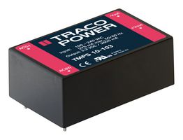 TRACO POWER TMPS10-124 AC/DC PCB Mount Power Supply (PSU), ITE, 1 Output, 10 W, 24 VDC, 410 mA
