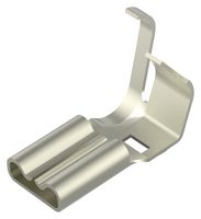 TE CONNECTIVITY - AMP 2238200-3 Quick Disconnect Terminal, Tin Plated Brass With Tab-Lok, FASTON 187, Female Flag Disconnect