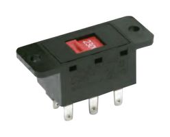 C&K COMPONENTS V80213SS05Q Slide Switch, DPDT, On-On, Panel Mount, V Series, 10 A, 125 V