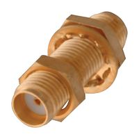 JOHNSON - CINCH CONNECTIVITY 142-0901-401 RF / Coaxial Adapter, SMA, Jack, SMA, Jack, Straight Bulkhead Adapter, 50 ohm